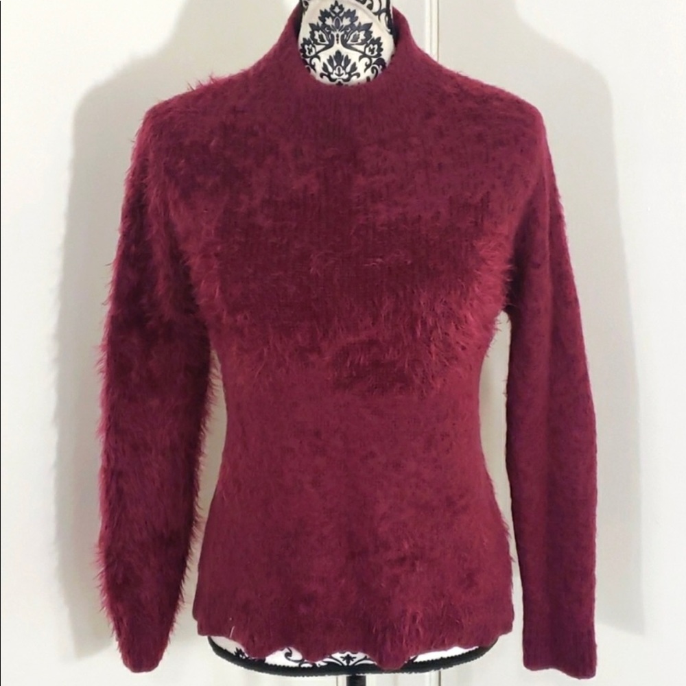 A NEW DAY FURRY MOCK TURTLENECK PULLOVER SWEATER - Picture 2 of 9